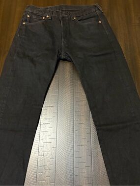 Levi's Black Straight-Leg Jeans